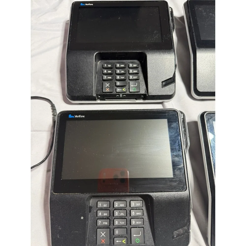 Lot of 4 Verifone MX 925 MX925CTLS Contactless Payment Credit Card Terminal